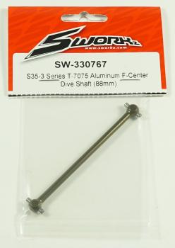 SWORKz Alu Antriebswelle mitte vorne 88mm